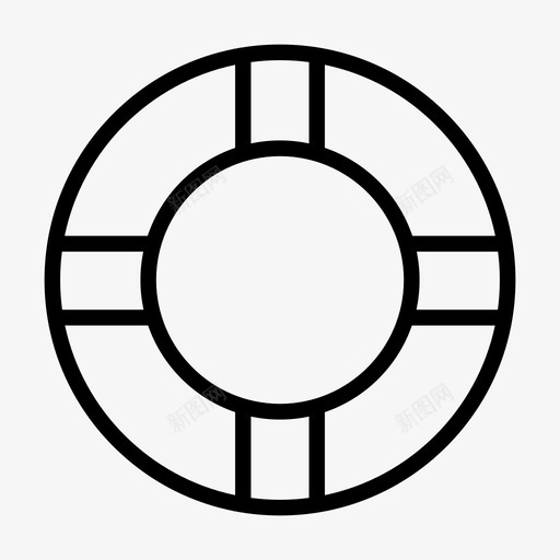 救生圈水安全图标svg_新图网 https://ixintu.com 安全 救援 救生圈 水 熔化