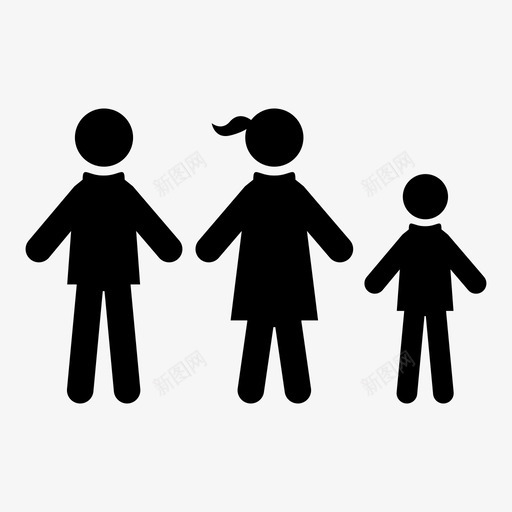 家庭男性母亲图标svg_新图网 https://ixintu.com 人 兄弟姐妹 家庭 家庭偶像-父亲 母亲 父母 男性