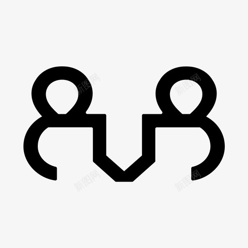 结对友谊团队图标svg_新图网 https://ixintu.com 人 友谊 团队 爱 结对