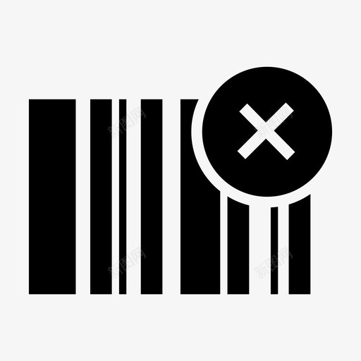 关闭条形码价格标签二维码图标svg_新图网 https://ixintu.com 不正确 二维码 价格标签 关闭条形码 商店 扫描 扫描仪 搜索 条形码 购物