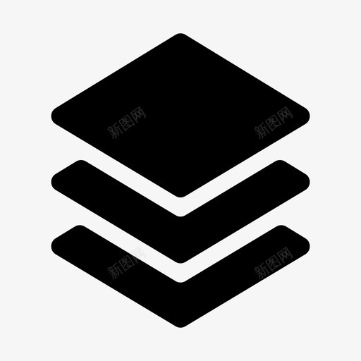 层结构堆栈图标svg_新图网 https://ixintu.com 分层 列表 地图 堆叠 堆栈 层 层分层 级别 结构 维度 蓝图