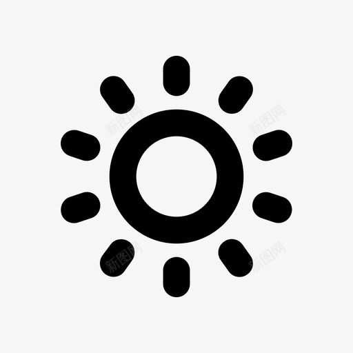 太阳天气要素天气状况图标svg_新图网 https://ixintu.com 夏天 天气状况 天气要素 太阳 季节 很棒 晴天 温度