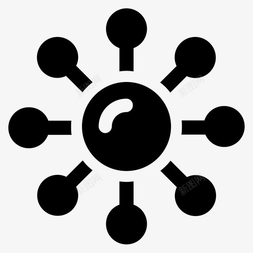 战略成功结构图标svg_新图网 https://ixintu.com 人员 思维导图 成功 战略 智能 气泡图标 结构 营销 计划