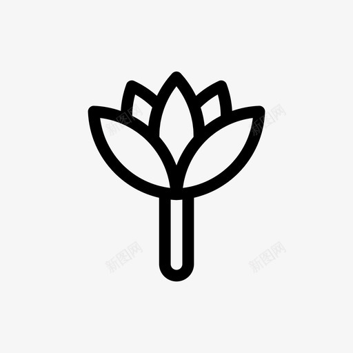 花花园园丁图标svg_新图网 https://ixintu.com 公园 园丁 园艺 春天 植物 绿色 自然 花 花园 花图标 藏红花