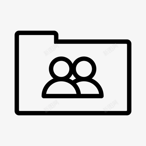 共享文件夹存储已保存文件夹图标svg_新图网 https://ixintu.com 公用文件夹 共享文件夹 存储 已保存文件 已保存文件夹 数据文件夹 组织文件