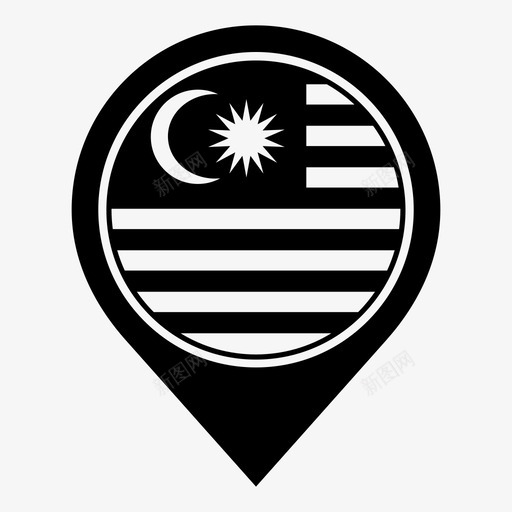 马来西亚东南亚条纹图标svg_新图网 https://ixintu.com 世界旗帜 东南亚 共和国 国家 地图标记 条纹 马来波利尼西亚 马来西亚 马来西亚国旗