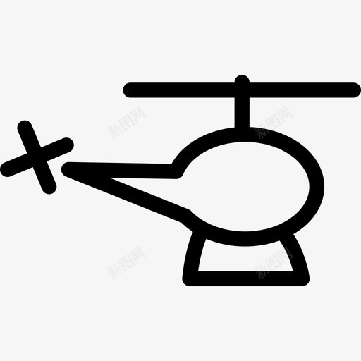 直升机空中旅行紧急情况图标svg_新图网 https://ixintu.com 直升机 空中旅行 紧急情况 运输