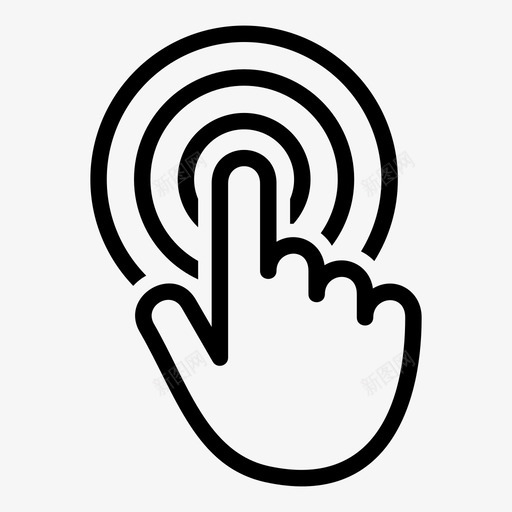 三次点击指针屏幕图标svg_新图网 https://ixintu.com 三次点击 屏幕 手 手势 指针 滑动 移动 触摸 触摸屏