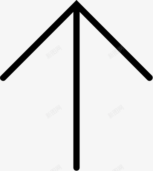 简单箭头北箭头图标svg_新图网 https://ixintu.com 简单箭头北 箭头