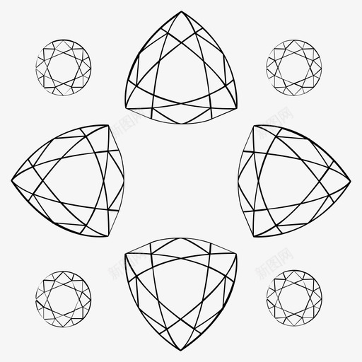 宝石8图标svg_新图网 https://ixintu.com 宝石8