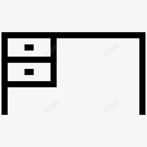 抽屉书桌书桌抽屉图标svg_新图网 https://ixintu.com 书桌 书桌抽屉 家具 带抽屉的书桌 带抽屉的桌子 抽屉 桌子抽屉