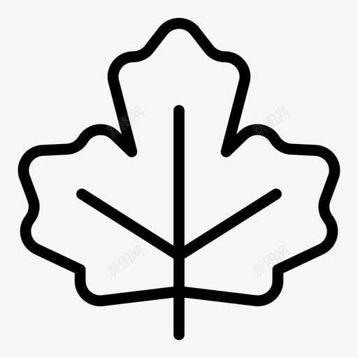 枫叶感恩节植物图标svg_新图网 https://ixintu.com 加拿大 大树 感恩节 感恩节提纲 枫叶 棕色 植物 秋天 绿色 自然