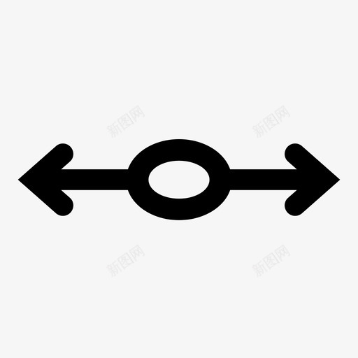 伸展拉伸环形交叉图标svg_新图网 https://ixintu.com 交通圈 伸展 反向 右 张力 拉 拉伸 环形交叉