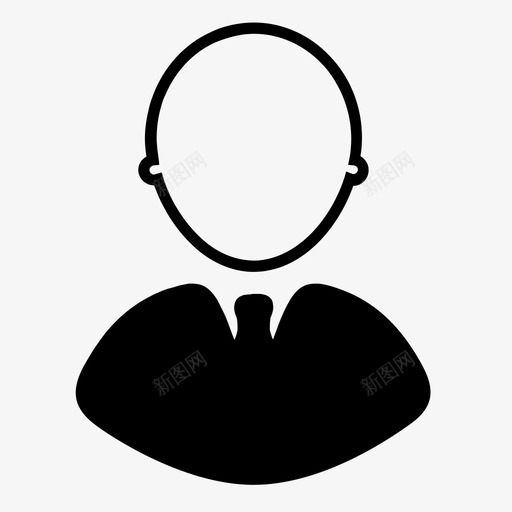 商人用户个人资料图标svg_新图网 https://ixintu.com 个人资料 人 化身 商人 工作 用户