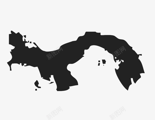 巴拿马旅游地点图标svg_新图网 https://ixintu.com 位置 地图 地点 地理位置 巴拿马 巴拿马地图 旅游 目的地