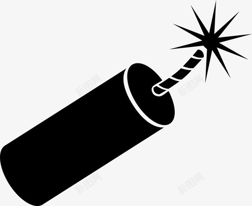 爆竹炸弹炸药图标svg_新图网 https://ixintu.com 炸弹 炸药 爆竹