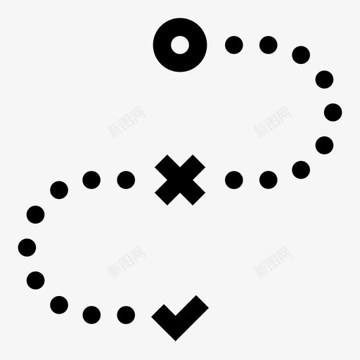 解决方案路线图诡计图标svg_新图网 https://ixintu.com 场景 工作流 生产力 真实 策略 解决方案 诡计 路线图