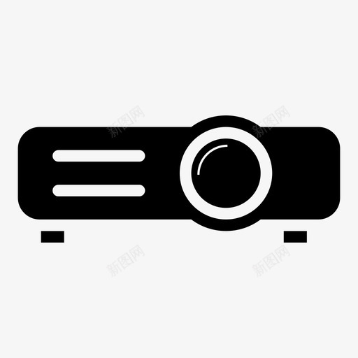 投影仪光束器计算机图标svg_新图网 https://ixintu.com 光束器 媒体 投影 投影仪 电影 硬件 视频 计算机