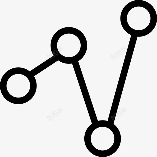 图表信息图形折线图图标svg_新图网 https://ixintu.com 信息图形 共享 图表 媒体 折线图 社交 统计 网络