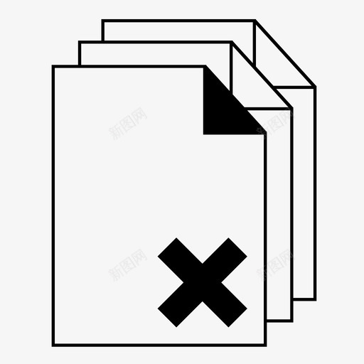关闭文档结束完成图标svg_新图网 https://ixintu.com 关闭文档 完成 导出 文档图标 结束