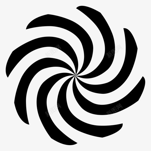 超级漩涡催眠迷幻图标svg_新图网 https://ixintu.com 催眠 扭曲 旋转 漩涡 超级漩涡 迷幻
