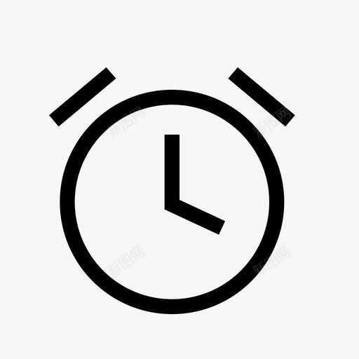 闹钟唤醒早晨图标svg_新图网 https://ixintu.com 唤醒 打盹 早晨 时间 材质图标灯 铃声 闹钟
