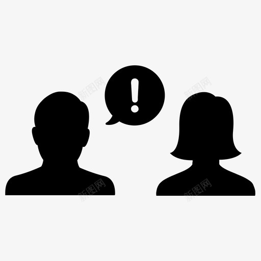 战斗尖叫喊叫图标svg_新图网 https://ixintu.com 争吵 喊叫 大喊大叫 女人 尖叫 战斗 用户 言语泡沫 警告 谈话