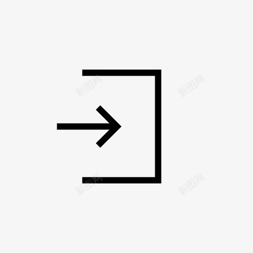 返回登录退出图标svg_新图网 https://ixintu.com 下一步 后退 登录 箭头 继续 返回 进入 退出 门口 雷雨-3