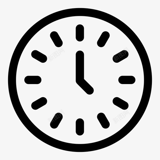 时钟计时器滴答声图标svg_新图网 https://ixintu.com 分钟 小时 时钟 滴答声 秒 秒表 计时器 通知 闹钟