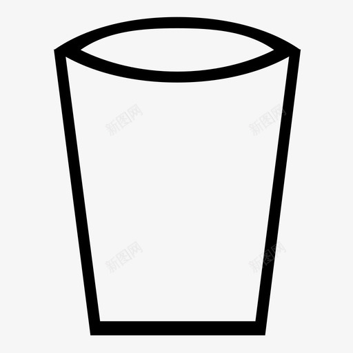 玻璃杯冷饮冰图标svg_新图网 https://ixintu.com 冰 冷饮 水 玻璃杯 酒