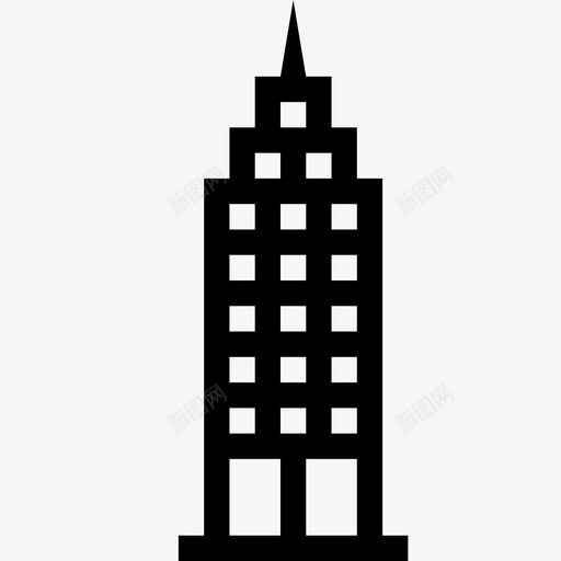 塔建筑公司图标svg_新图网 https://ixintu.com 公司 前景 办公室 塔 增长 建筑 建筑物 房子 梯子 点