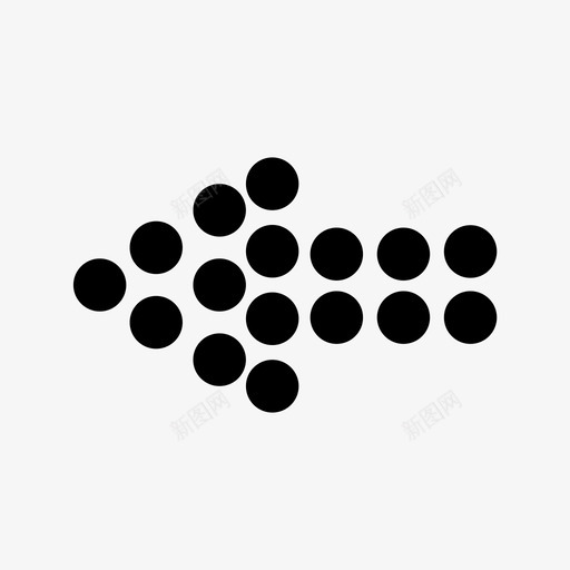 左箭头引导导航图标svg_新图网 https://ixintu.com 向导 导航 左箭头 引导 路径 过程 这边 那边 那边请