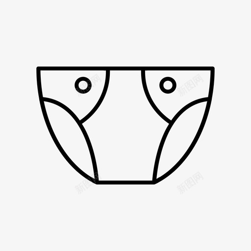 尿布婴儿小孩图标svg_新图网 https://ixintu.com 便便 内衣 婴儿 小便 小孩 尿布 脏衣服 衣服和时尚 裤子
