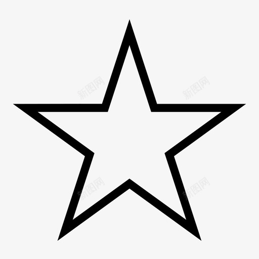 星星标记轮廓图标svg_新图网 https://ixintu.com 分数 天空 星光 星星 星星等级 标记 比率 等级 轮廓 锐利 闪亮
