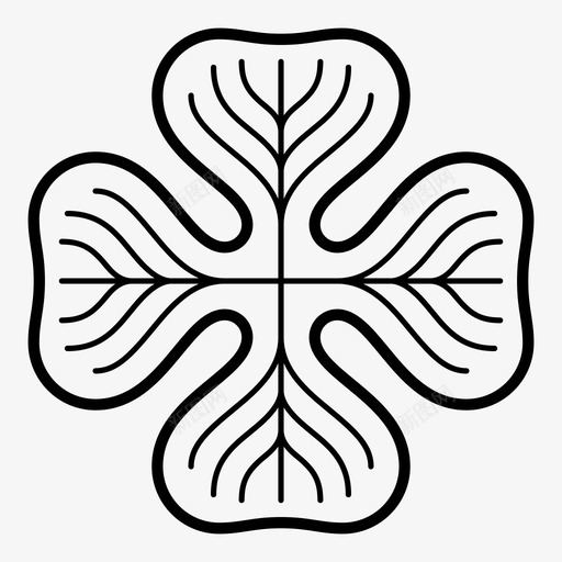 三叶草护身符幸运符图标svg_新图网 https://ixintu.com 三叶草 叶 四叶三叶草 好运 好运符 幸运符 护身符