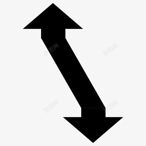 箭头双头过程图标svg_新图网 https://ixintu.com 425箭头矢量图标 双头 导航 引导 方向 流程 箭头 路径 过程