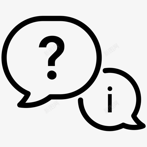 qa消息问题图标svg_新图网 https://ixintu.com qa 消息 说 问号 问题 问题和答案