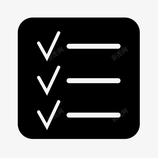 清单iphoneipod图标svg_新图网 https://ixintu.com IPO iphone ipod 任务 平板电脑 应用程序 待办事项 智能手机 清单