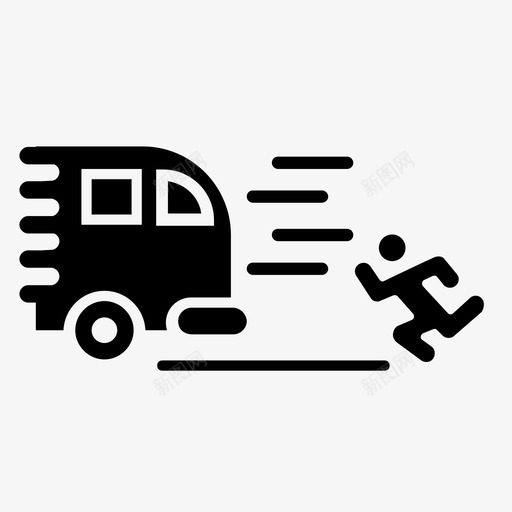 公交车晚点早上上下班跑步图标svg_新图网 https://ixintu.com 上班迟到 公交车晚点 早上上下班 跑步 迟到 错过公交车