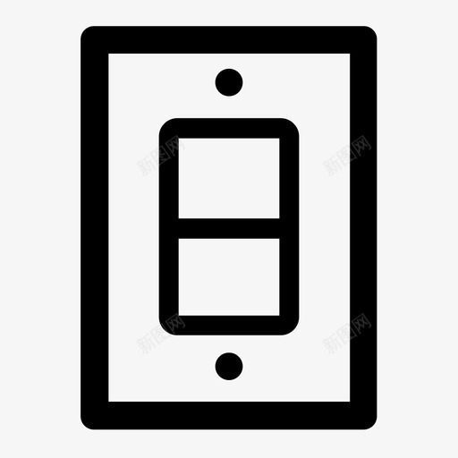灯开关关开图标svg_新图网 https://ixintu.com 关 开 开关 灯开关 电源按钮