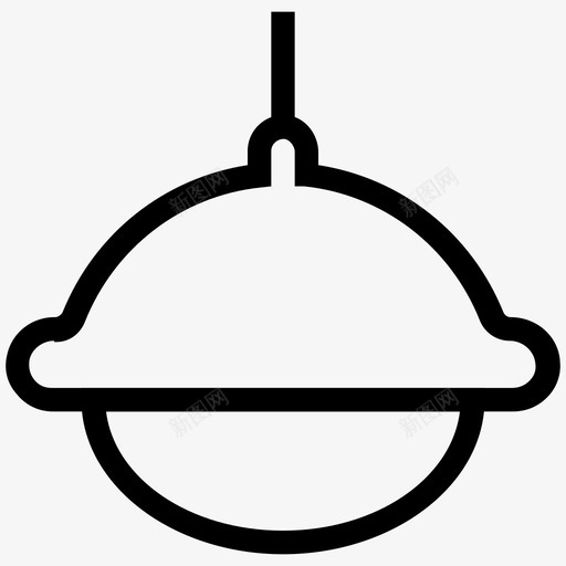 灯具吸顶灯吊灯图标svg_新图网 https://ixintu.com 吊灯 吸顶灯 室内灯具 灯具