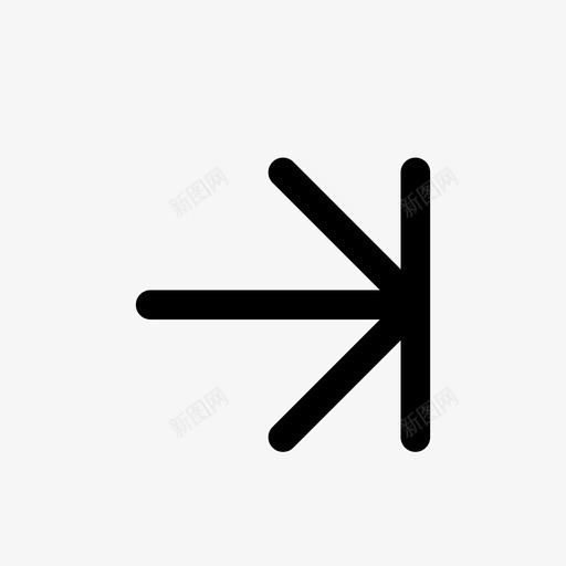 向右箭头指针路径图标svg_新图网 https://ixintu.com ui 向前 向右箭头 向左 导航 指针 方向 移动 路径
