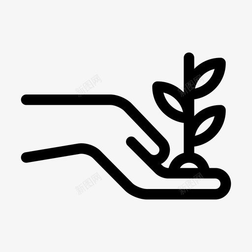 播种系统可持续性图标svg_新图网 https://ixintu.com 人 可持续性 手 播种 植物 环境 电力 种子 系统 绿色 绿色可持续性 能源