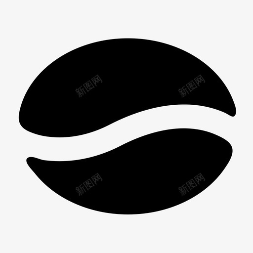 咖啡豆深褐色爪哇图标svg_新图网 https://ixintu.com 咖啡豆 深褐色 爪哇