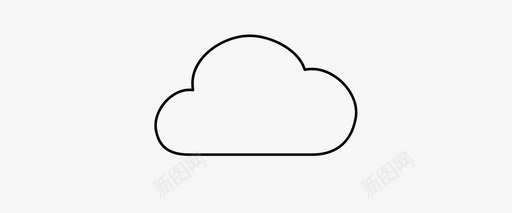 cloud图标svg_新图网 https://ixintu.com cloud