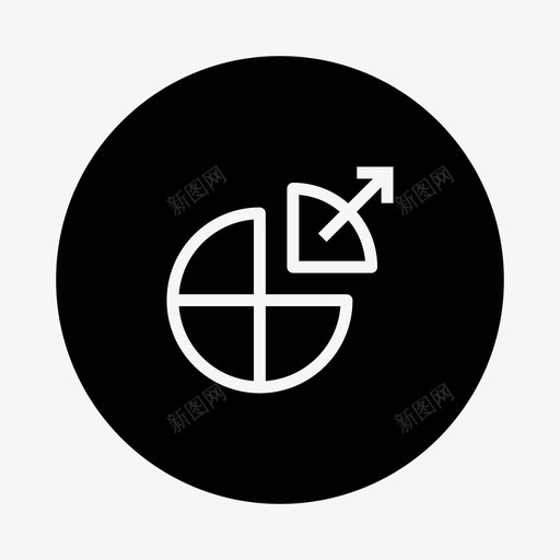 四分之一部分定量图标svg_新图网 https://ixintu.com 件数 分区 四分之一 定量 数学 数据 硬币 第四 统计 部分 零件