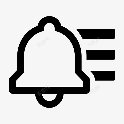 通知通知设置声音图标svg_新图网 https://ixintu.com 声音 手铃 提醒 火警 通知 通知设置 铃声 门铃