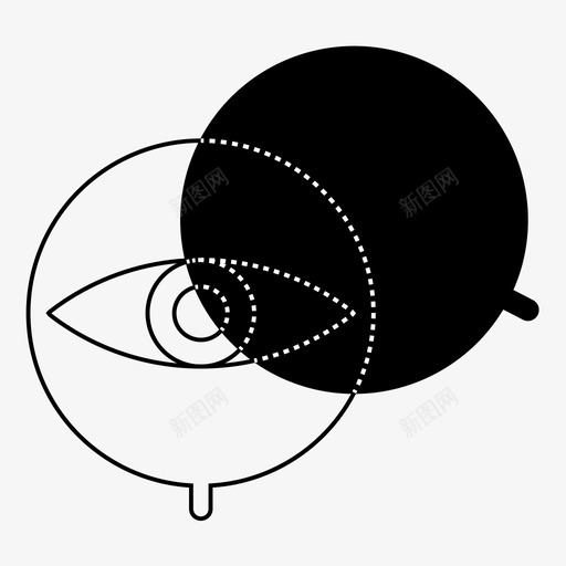 过滤清除镜头图标svg_新图网 https://ixintu.com 净化 放大 清除 渗出 移除 筛选 过滤 镜头
