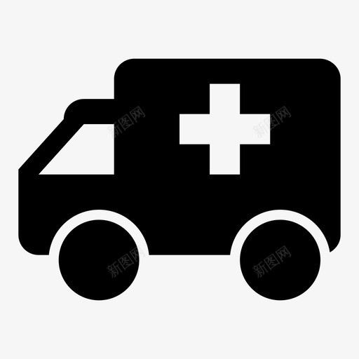 救护车急救车卡车图标svg_新图网 https://ixintu.com ems wsd health 交通 医生 医疗保健 卡车 帮助 急救 急救车 救护车 运输