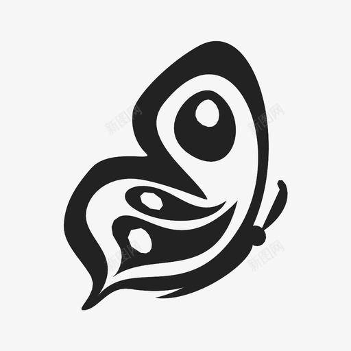 蝴蝶毛虫昆虫图标svg_新图网 https://ixintu.com 帝王 昆虫 毛虫 蛾子 蝴蝶
